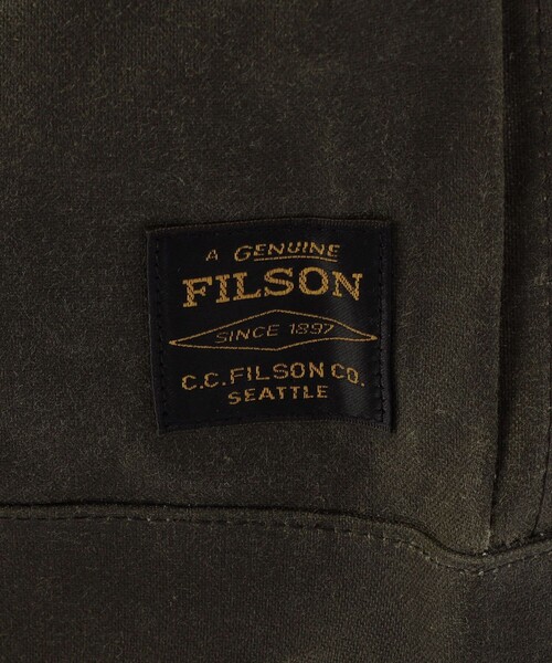 FILSON(フィルソン)の「FILSON/フィルソン 24 Hour Tin Cloth Briefcase/24アワー ティンクロス ブリーフケース(トートバッグ・メンズ・オリーブ・ONE SIZE)」の7枚目の写真