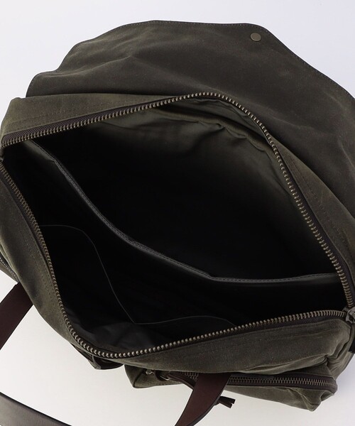 FILSON(フィルソン)の「FILSON/フィルソン 24 Hour Tin Cloth Briefcase/24アワー ティンクロス ブリーフケース(トートバッグ・メンズ・オリーブ・ONE SIZE)」の11枚目の写真