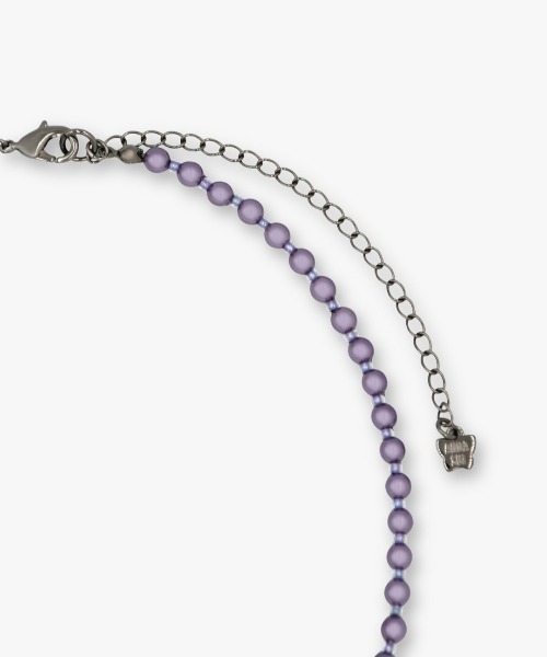 ANNA SUI(アナスイ)の「蝶モチーフ パールネックレス(ネックレス・レディース・ホワイト/パープル・ONE SIZE)」の5枚目の写真
