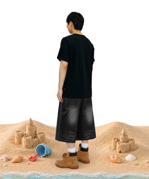 LAUGHER(ラファー)の「サーファーガイTシャツ - ブラック(Tシャツ/カットソー・レディース・ブラック・MEDIUM/LARGE/X-LARGE)」の6枚目の写真
