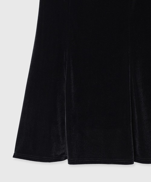 anuans(アニュアンス)の「シアーカットベロアナロースカート(スカート・レディース・ブラック/ブラウン/ピンク・MEDIUM/SMALL)」の18枚目の写真