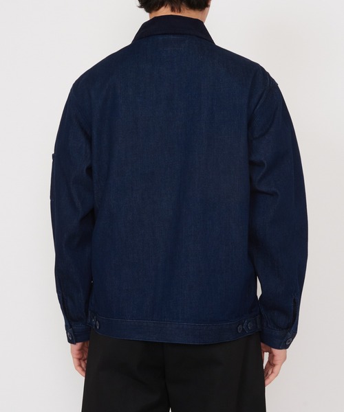 Dickies（ディッキーズ）の「デニム アイゼンハワージャケット（デニムジャケット・メンズ・ダークインディゴブルー/ブラック・MEDIUM/LARGE/X-LARGE）」の7枚目の写真