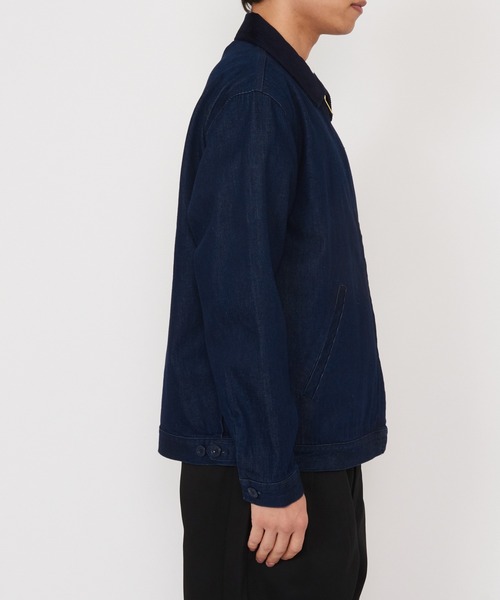 Dickies（ディッキーズ）の「デニム アイゼンハワージャケット（デニムジャケット・メンズ・ダークインディゴブルー/ブラック・MEDIUM/LARGE/X-LARGE）」の8枚目の写真