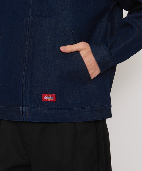 Dickies（ディッキーズ）の「デニム アイゼンハワージャケット（デニムジャケット・メンズ・ダークインディゴブルー/ブラック・MEDIUM/LARGE/X-LARGE）」の10枚目の写真