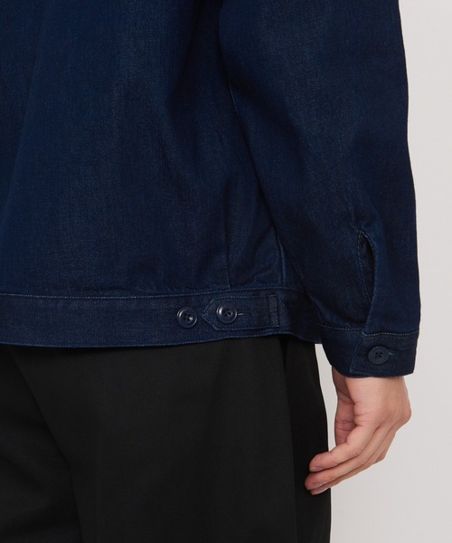 Dickies（ディッキーズ）の「デニム アイゼンハワージャケット（デニムジャケット・メンズ・ダークインディゴブルー/ブラック・MEDIUM/LARGE/X-LARGE）」の13枚目の写真