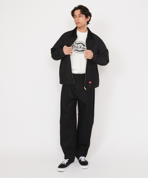 Dickies（ディッキーズ）の「デニム アイゼンハワージャケット（デニムジャケット・メンズ・ダークインディゴブルー/ブラック・MEDIUM/LARGE/X-LARGE）」の15枚目の写真