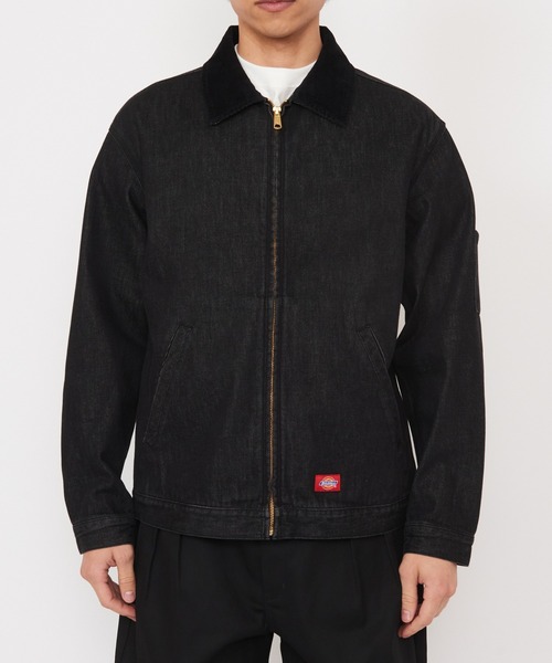 Dickies（ディッキーズ）の「デニム アイゼンハワージャケット（デニムジャケット・メンズ・ダークインディゴブルー/ブラック・MEDIUM/LARGE/X-LARGE）」の16枚目の写真