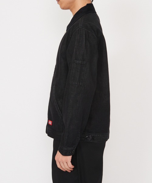 Dickies（ディッキーズ）の「デニム アイゼンハワージャケット（デニムジャケット・メンズ・ダークインディゴブルー/ブラック・MEDIUM/LARGE/X-LARGE）」の17枚目の写真