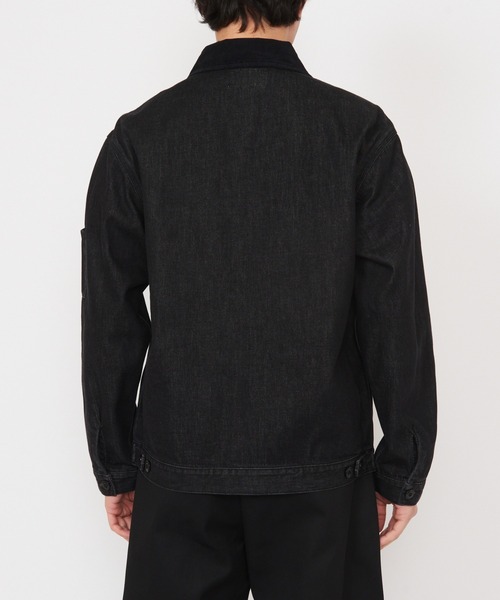 Dickies（ディッキーズ）の「デニム アイゼンハワージャケット（デニムジャケット・メンズ・ダークインディゴブルー/ブラック・MEDIUM/LARGE/X-LARGE）」の18枚目の写真