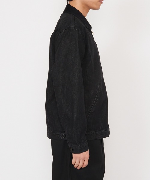 Dickies（ディッキーズ）の「デニム アイゼンハワージャケット（デニムジャケット・メンズ・ダークインディゴブルー/ブラック・MEDIUM/LARGE/X-LARGE）」の19枚目の写真