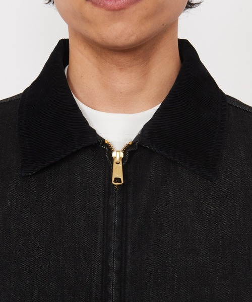 Dickies（ディッキーズ）の「デニム アイゼンハワージャケット（デニムジャケット・メンズ・ダークインディゴブルー/ブラック・MEDIUM/LARGE/X-LARGE）」の20枚目の写真