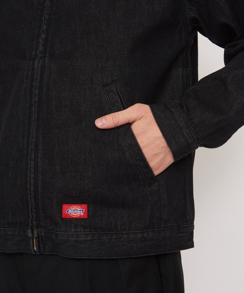 Dickies（ディッキーズ）の「デニム アイゼンハワージャケット（デニムジャケット・メンズ・ダークインディゴブルー/ブラック・MEDIUM/LARGE/X-LARGE）」の21枚目の写真