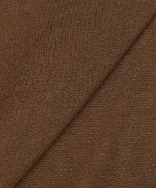 BASERANGE(ベースレンジ)の「BASERANGE/ベースレンジ LONG SLEEVE TEE / ロングスリーブ Tシャツ(Tシャツ/カットソー・レディース・ブラウン/ベージュ・SMALL)」の5枚目の写真