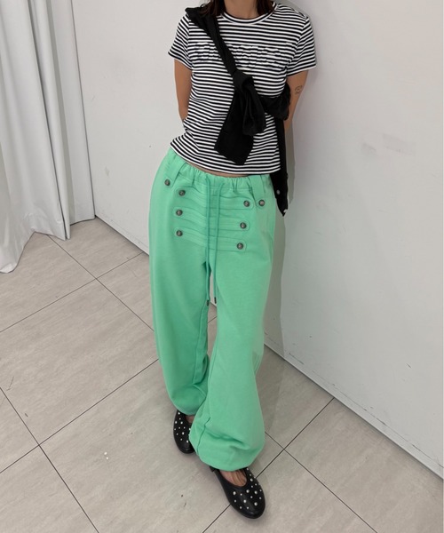 FTW（エフティダブリュー）の「NAPOLEON SWEAT PANTS（スウェットパンツ・レディース・ブラック/グレー/ミント・SMALL/MEDIUM）」の6枚目の写真