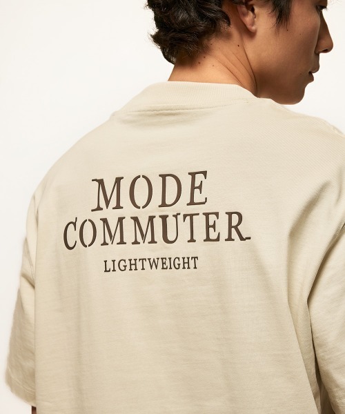 MODE COMMUTER（モードコミューター）の「Washed Jersey Crewneck T-Shirt（Tシャツ/カットソー・メンズ・ベージュ・MEDIUM/LARGE）」の14枚目の写真