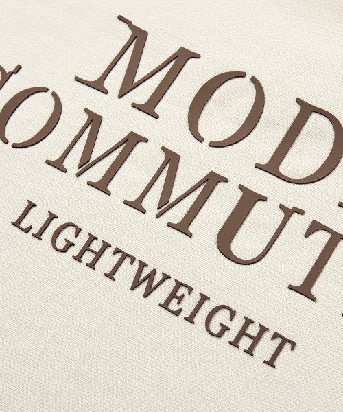 MODE COMMUTER（モードコミューター）の「Washed Jersey Crewneck T-Shirt（Tシャツ/カットソー・メンズ・ベージュ・MEDIUM/LARGE）」の4枚目の写真