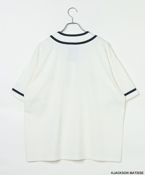 JACKSON MATISSE(ジャクソンマティス)の「【JACKSON MATISSE/BAYFLOW】ユニフォームTシャツ(Tシャツ/カットソー・メンズ・グレー/オフホワイト・MEDIUM/LARGE)」の11枚目の写真