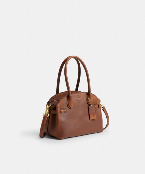 COACH（コーチ）の「エンパイア キャリーオール バッグ 21・ラブド レザー（ショルダーバッグ・レディース・ブラウン系その他・ONE）」の7枚目の写真