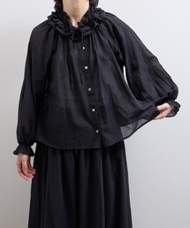 VB:denicher  デニシェ Soft ボイル フリル ブラウス