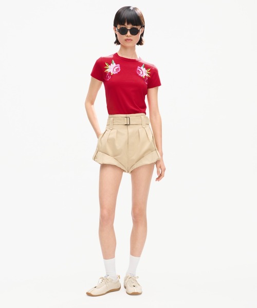 KENZO（ケンゾー）の「GOTS KENZO WILDFLOWER SMALL T-SHIRT（Tシャツ/カットソー・レディース・レッド系その他/ホワイト系その他・X-SMALL/SMALL/MEDIUM）」の9枚目の写真
