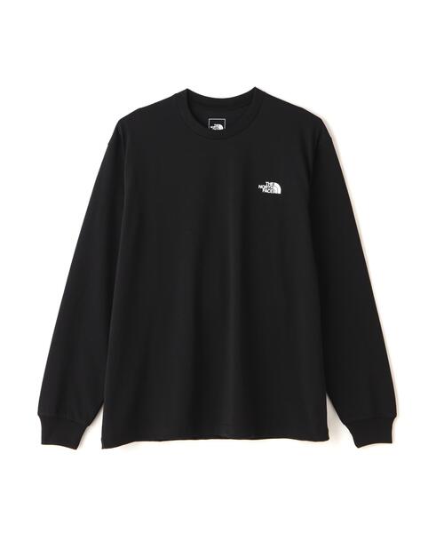 THE NORTH FACE(ザノースフェイス)の「THE NORTH FACE/ザ・ノース・フェイス/L/S Back Square Logo Tee(Tシャツ/カットソー・メンズ・ホワイト/ブラック・XL/L/M/S)」の2枚目の写真