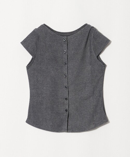 BEAUTY&YOUTH UNITED ARROWS(ビューティーアンドユースユナイテッドアローズ)の「ポリエステルコットン 2WAY キャップスリーブ トップス(Tシャツ/カットソー・レディース・モカ/レッド/ブラック/ダークグレー・FREE)」の11枚目の写真
