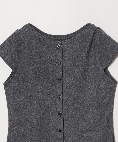 BEAUTY&YOUTH UNITED ARROWS(ビューティーアンドユースユナイテッドアローズ)の「ポリエステルコットン 2WAY キャップスリーブ トップス(Tシャツ/カットソー・レディース・モカ/レッド/ブラック/ダークグレー・FREE)」の12枚目の写真