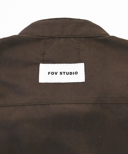 FOV(フォブ)の「フォブ マオカラーシャツ(シャツ/ブラウス・レディース・ブラウン/オフホワイト・F)」の12枚目の写真