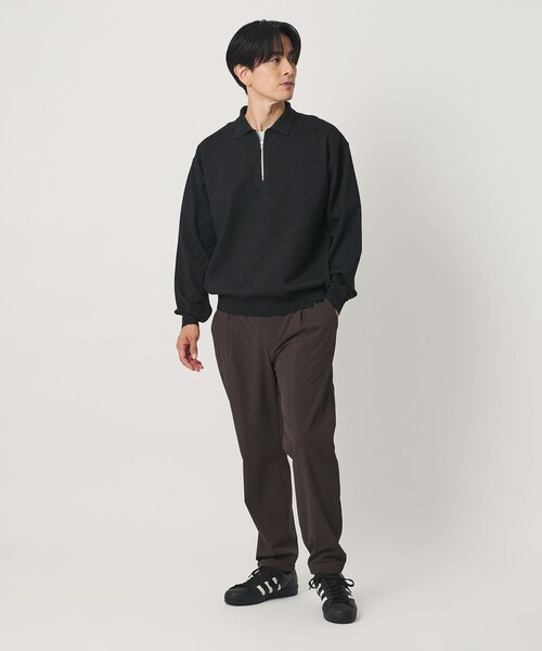BEAUTY&YOUTH UNITED ARROWS(ビューティーアンドユースユナイテッドアローズ)の「360°MASTER 1プリーツ イーズ コンフォート イージーパンツ NO.6 セットアップ対応 撥水 ストレッチ ウォッシャブル(その他パンツ・メンズ・ダークグレー/ブラック/ダークブラウン・M/L/S/XL)」の10枚目の写真
