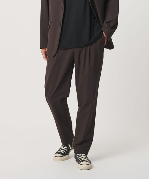 BEAUTY&YOUTH UNITED ARROWS(ビューティーアンドユースユナイテッドアローズ)の「360°MASTER 1プリーツ イーズ コンフォート イージーパンツ NO.6 セットアップ対応 撥水 ストレッチ ウォッシャブル(その他パンツ・メンズ・ダークグレー/ブラック/ダークブラウン・M/L/S/XL)」の15枚目の写真