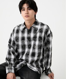 EVOLVERA（エボルヴェラー）の「Regular Collar Long-Sleeve Shirt / レギュラーカラー長袖シャツ【ストライプ&チェック】（シャツ/ブラウス）」