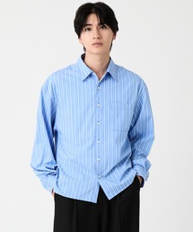 EVOLVERA（エボルヴェラー）の「Regular Collar Long-Sleeve Shirt / レギュラーカラー長袖シャツ【ストライプ&チェック】（シャツ/ブラウス）」