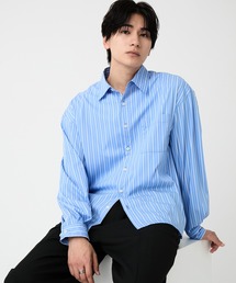 EVOLVERA（エボルヴェラー）の「Regular Collar Long-Sleeve Shirt / レギュラーカラー長袖シャツ【ストライプ&チェック】（シャツ/ブラウス）」