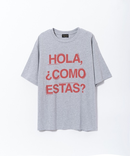ARTCHIVES MALIBU(アートカイブス マリブ)の「【Machined Handiwork by DANIELA MARIBEL / ダニエラ マリベル】HOLA TEE(Tシャツ/カットソー・レディース・ブラック/グレー・M/L/XS/S)」の2枚目の写真