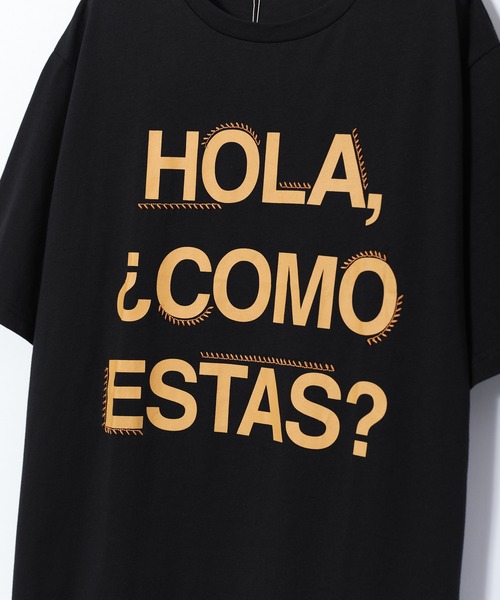 ARTCHIVES MALIBU(アートカイブス マリブ)の「【Machined Handiwork by DANIELA MARIBEL / ダニエラ マリベル】HOLA TEE(Tシャツ/カットソー・レディース・ブラック/グレー・M/L/XS/S)」の7枚目の写真