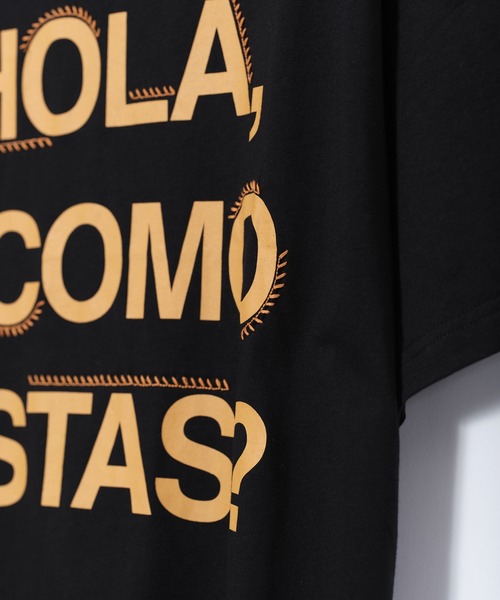 ARTCHIVES MALIBU(アートカイブス マリブ)の「【Machined Handiwork by DANIELA MARIBEL / ダニエラ マリベル】HOLA TEE(Tシャツ/カットソー・レディース・ブラック/グレー・M/L/XS/S)」の6枚目の写真