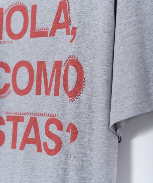 ARTCHIVES MALIBU(アートカイブス マリブ)の「【Machined Handiwork by DANIELA MARIBEL / ダニエラ マリベル】HOLA TEE(Tシャツ/カットソー・レディース・ブラック/グレー・M/L/XS/S)」の3枚目の写真