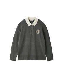 ZOZOTOWN / USAGI ONLINE限定】レイヤードビジューポロカットソー