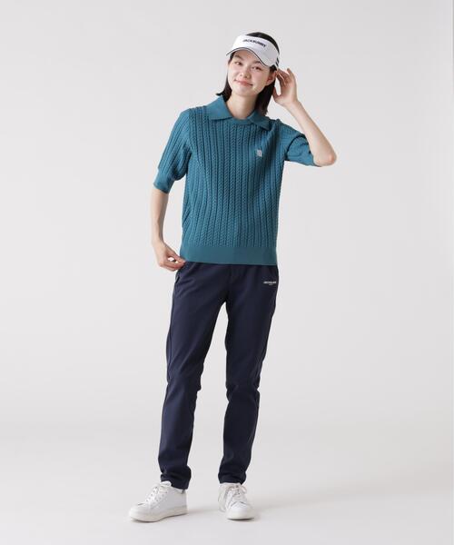 Jack Bunny!!（ジャックバニー）の「HyperHelixジャージロングパンツ（その他パンツ・レディース・ホワイト/ネイビー/カーキ・MEDIUM/SMALL/LARGE）」の9枚目の写真