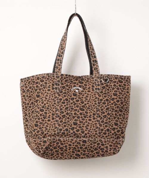 CONVERSE(コンバース)の「CV ANIMAL TOTE M(トートバッグ・メンズ・ベージュ/ホワイト・FREE)」の2枚目の写真