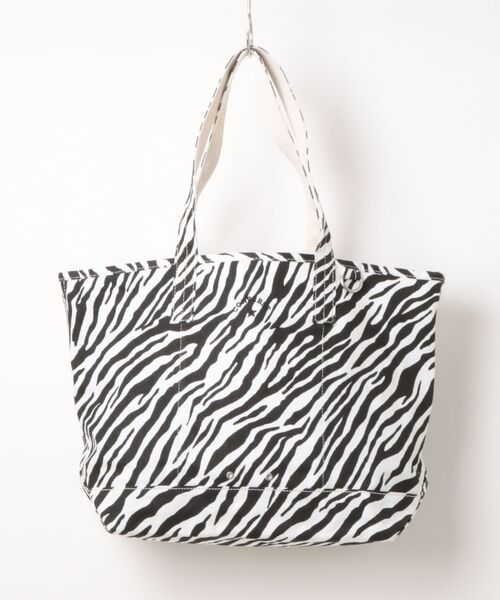 CONVERSE(コンバース)の「CV ANIMAL TOTE M(トートバッグ・メンズ・ベージュ/ホワイト・FREE)」の1枚目の写真