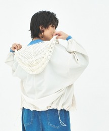 maarook（マルーク）の「ポリエステルタフタ×メッシュフードジャケット（その他アウター）」