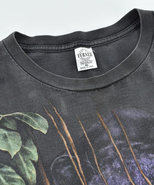 LABORATORY R(ラボラトリーアール)の「【USED】90’s “Leopard” アニマル Tシャツ USA製(Tシャツ/カットソー・メンズ・ブラック・X-LARGE)」の5枚目の写真