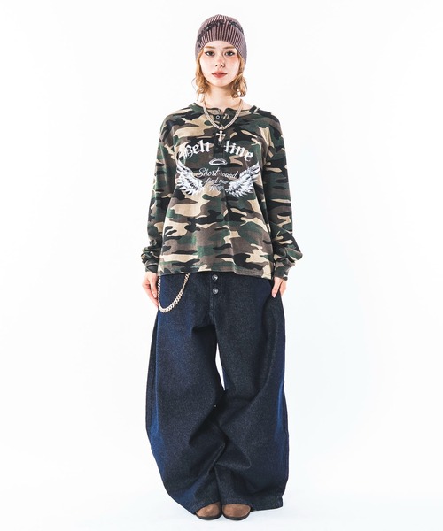 SHORT ROUND(ショートラウンド)の「SHORT ROUND/【26年秋冬新作】ウルトラバギーデニムパンツ(デニムパンツ・メンズ・インディゴブルー/ブラック系2・MEDIUM/LARGE)」の11枚目の写真