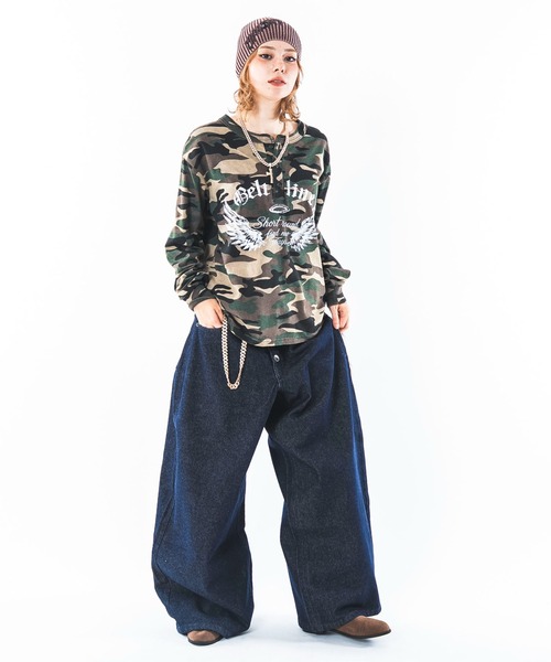 SHORT ROUND(ショートラウンド)の「SHORT ROUND/【26年秋冬新作】ウルトラバギーデニムパンツ(デニムパンツ・メンズ・インディゴブルー/ブラック系2・MEDIUM/LARGE)」の10枚目の写真