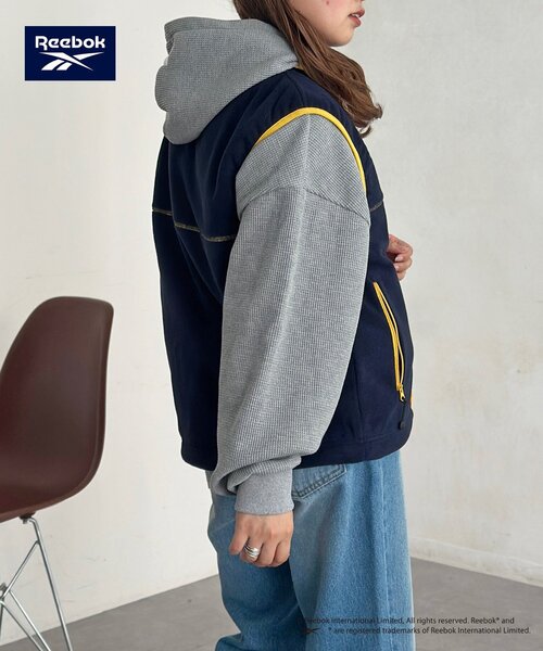 Reebok（リーボック）の「【Reebok】フリースベスト（ベスト・レディース・チャコールグレー/ネイビー/アイボリー・FREE）」の20枚目の写真
