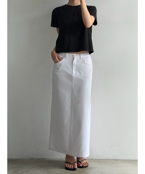 celon(セロン)の「classic cotton tee(Tシャツ/カットソー・レディース・グレー/ホワイト/ブラック・FREE)」の2枚目の写真