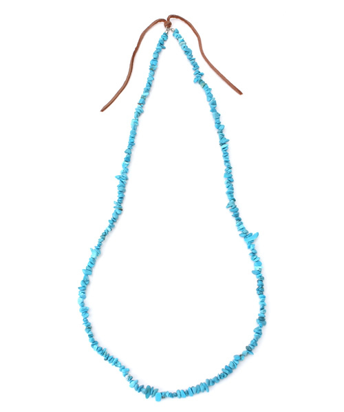 SHIPS JET BLUE（シップスジェットブルー）の「SHIPS JET BLUE(シップス ジェットブルー): ストーン/スエードネックレス（ネックレス・メンズ・ブラック/レッド/グリーン/ライトブルー/ホワイト・ONE SIZE）」の4枚目の写真