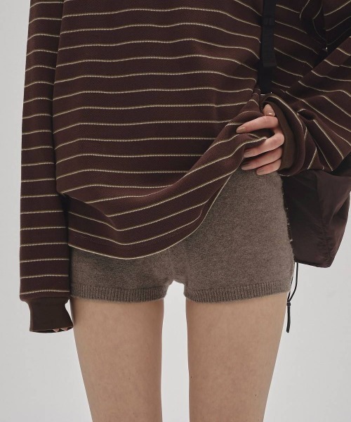TODAYFUL(トゥデイフル)の「Cashmere Knit Bloomer(その他パンツ・レディース・ブラック/チャコールグレー/モカ・FREE)」の3枚目の写真