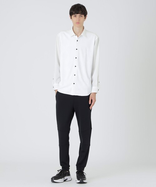 BLACK LABEL CRESTBRIDGE(ブラックレーベル・クレストブリッジ)の「【BLACK lab.】コーデュラ(R)バックパイルトラックパンツ(その他パンツ・メンズ・ブラック/グレー系その他・L/S/M/XL)」の12枚目の写真